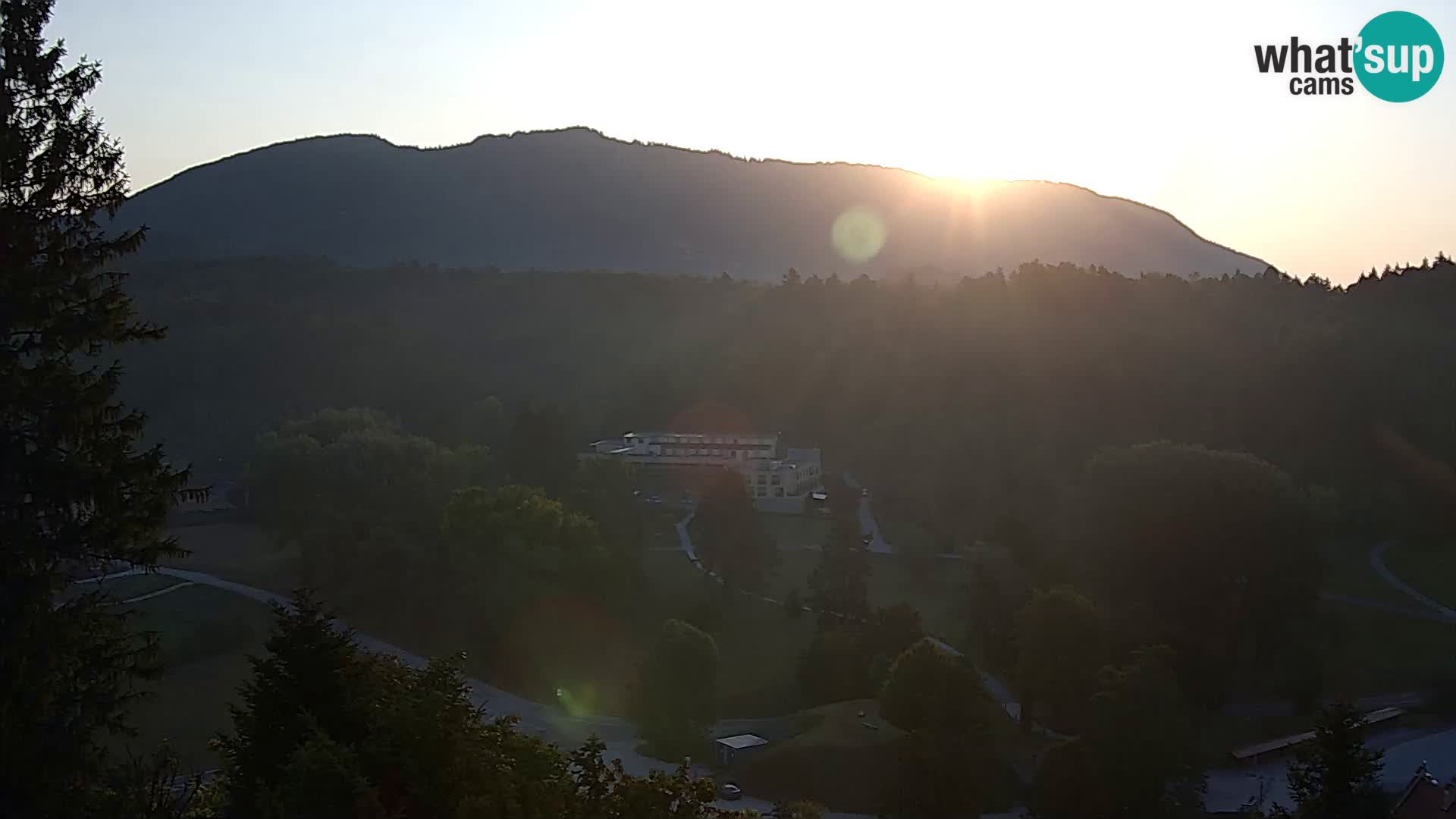 Trakošćan – Blick vom Schloss