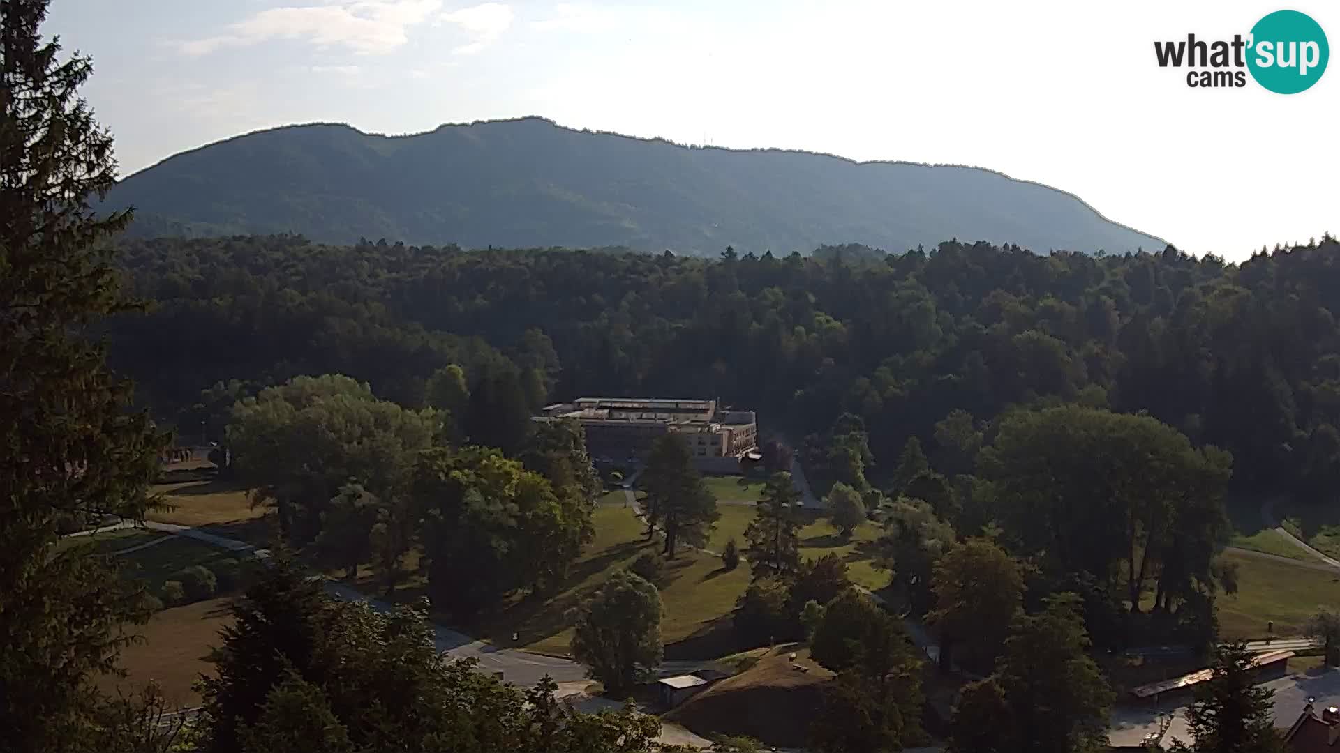 Trakošćan – Blick vom Schloss