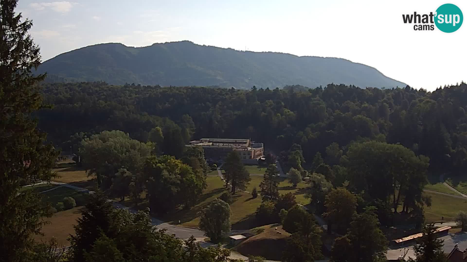 Trakošćan – Blick vom Schloss