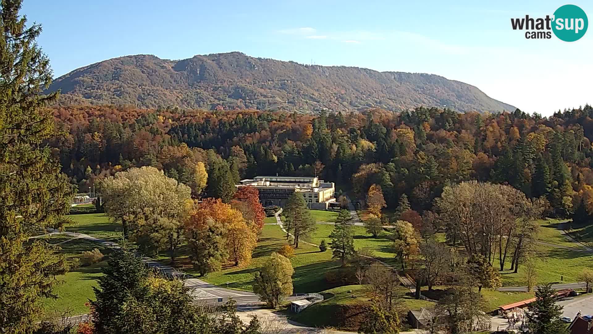 Trakošćan – Blick vom Schloss