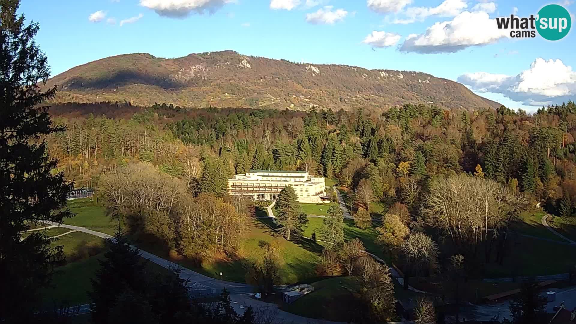 Trakošćan – Blick vom Schloss