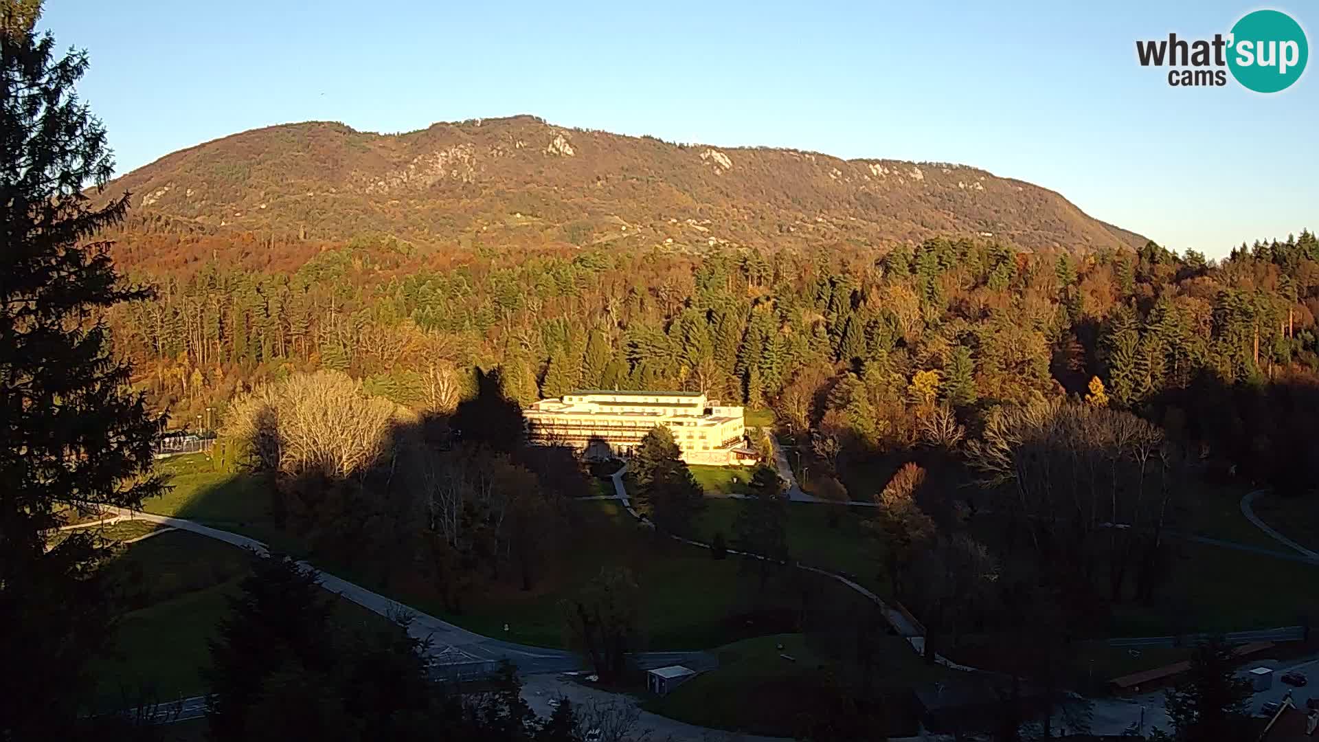 Trakošćan – Blick vom Schloss