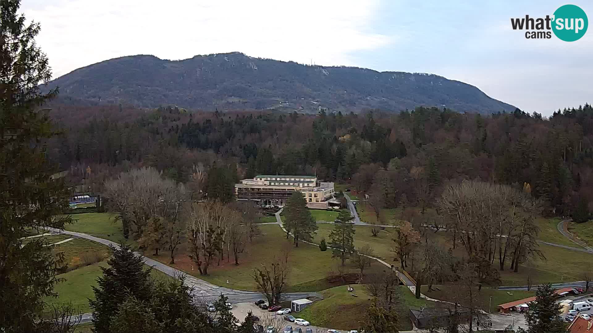 Trakošćan – Blick vom Schloss