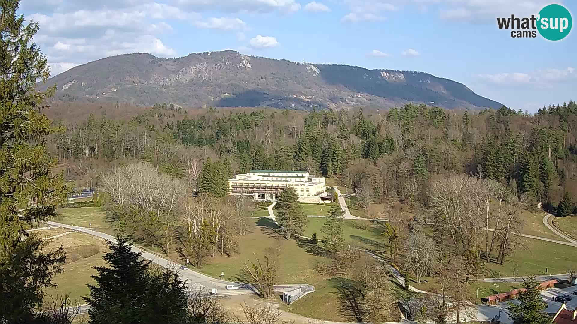 Trakošćan – Blick vom Schloss