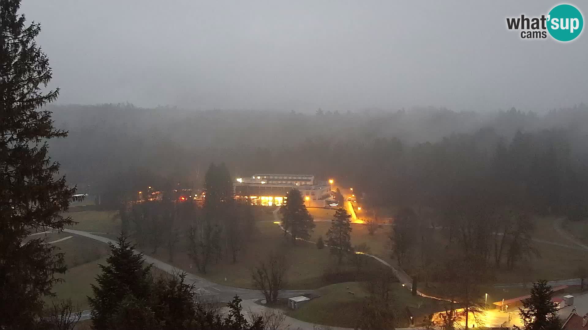 Trakošćan – Blick vom Schloss