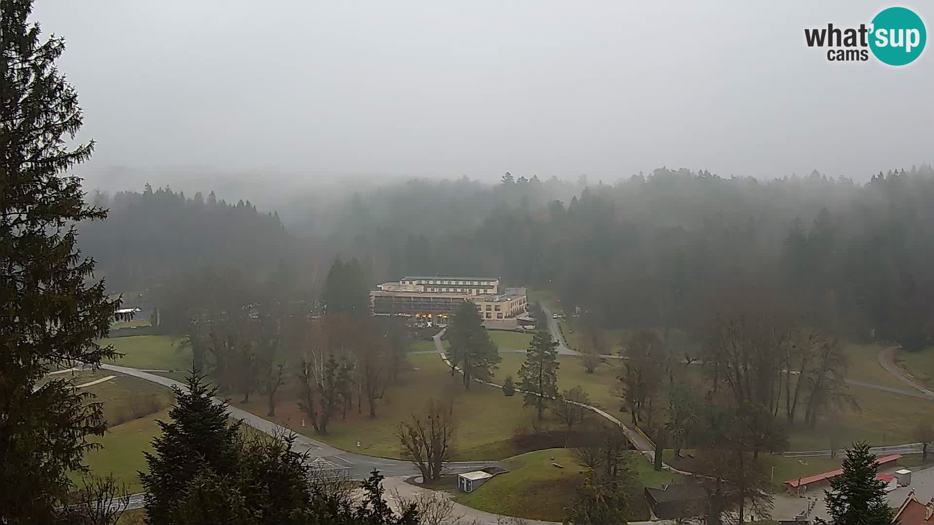 Trakošćan – Blick vom Schloss