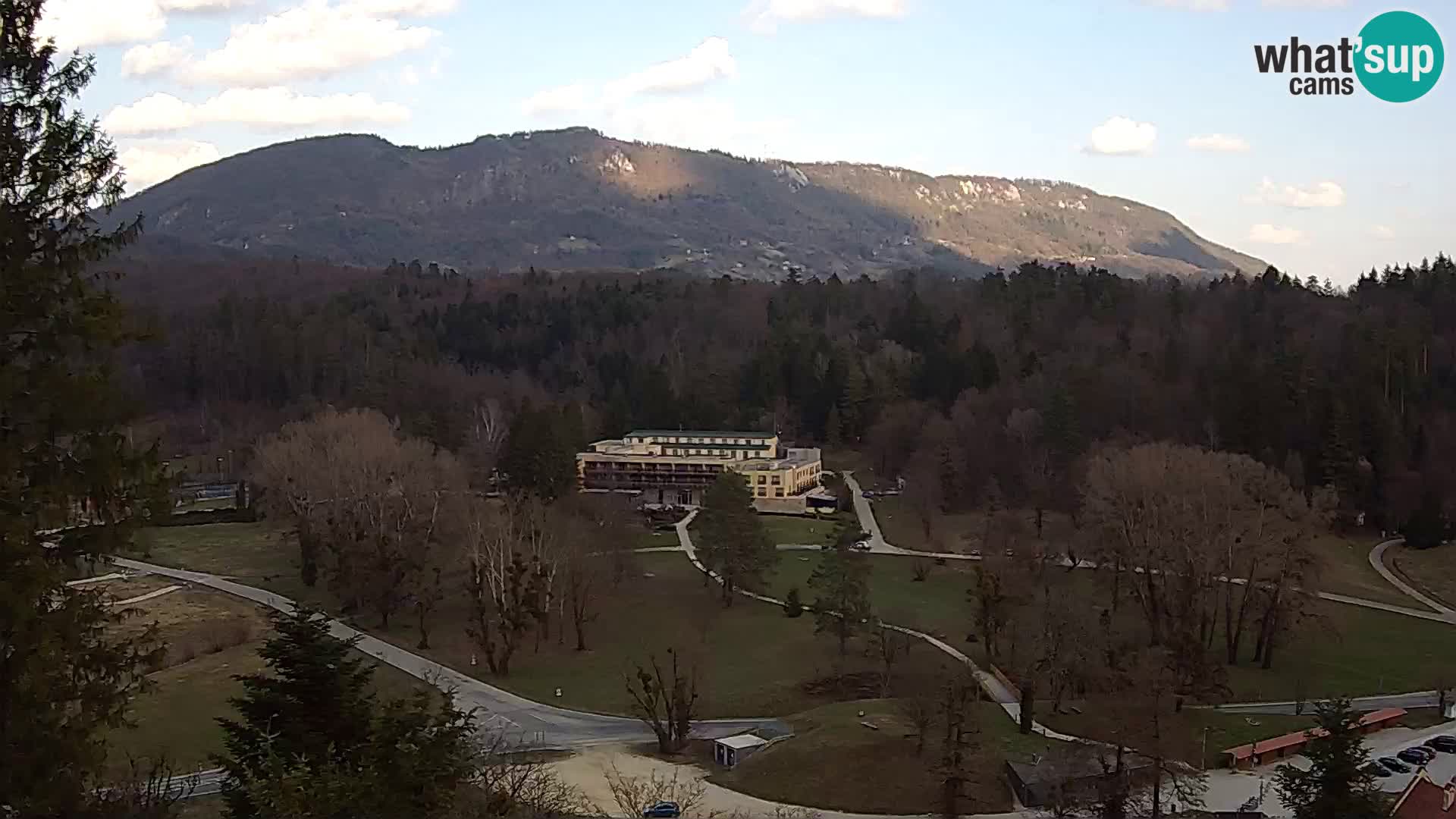 Trakošćan – Blick vom Schloss