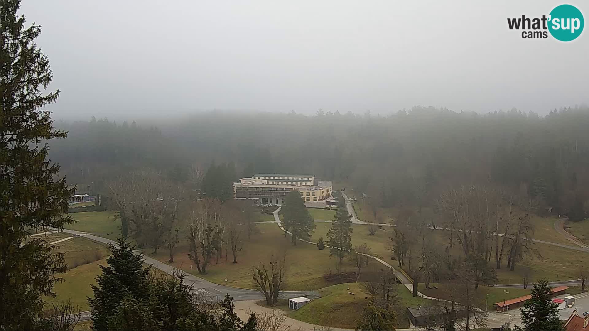 Trakošćan – Blick vom Schloss