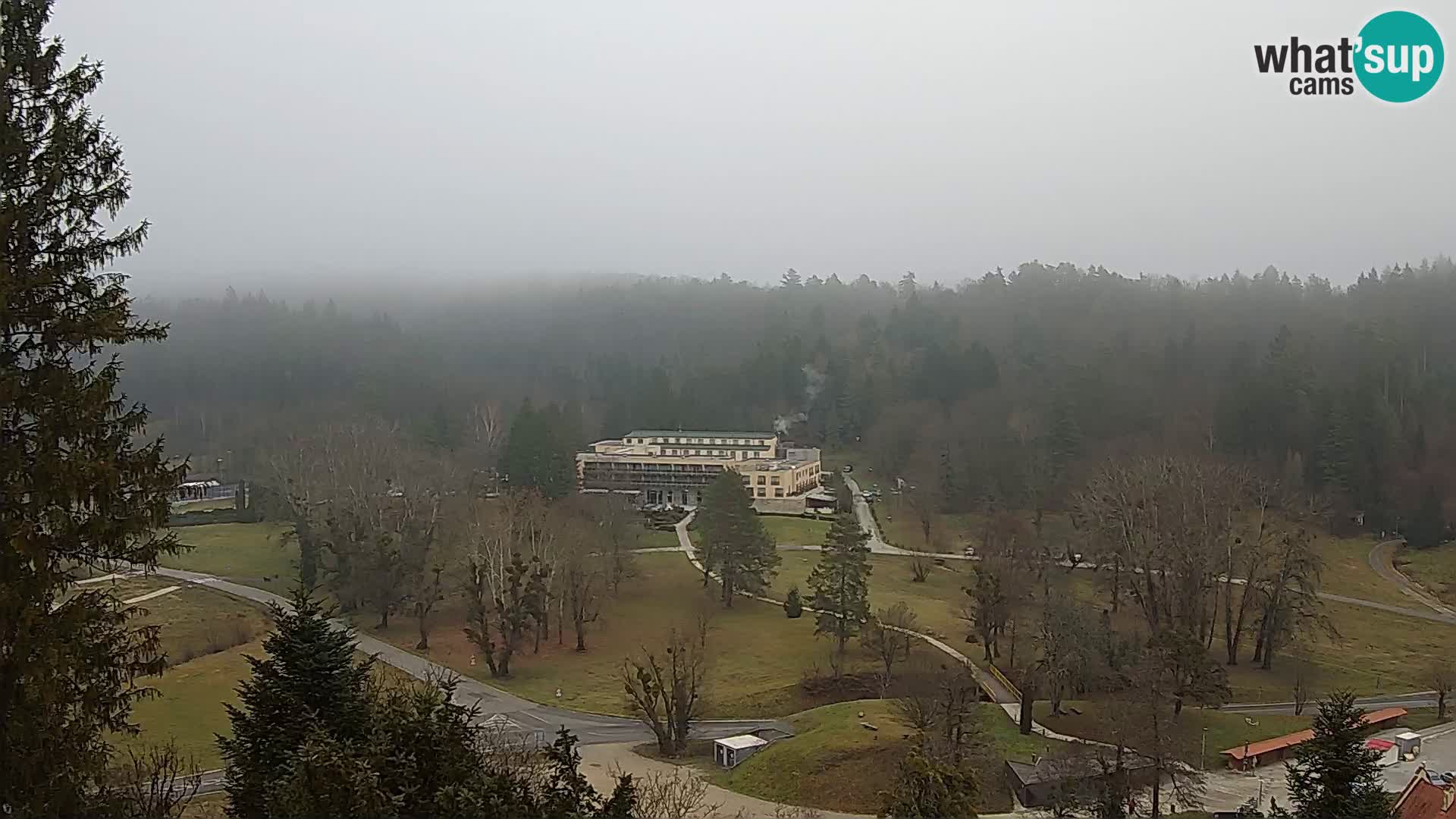 Trakošćan – Blick vom Schloss