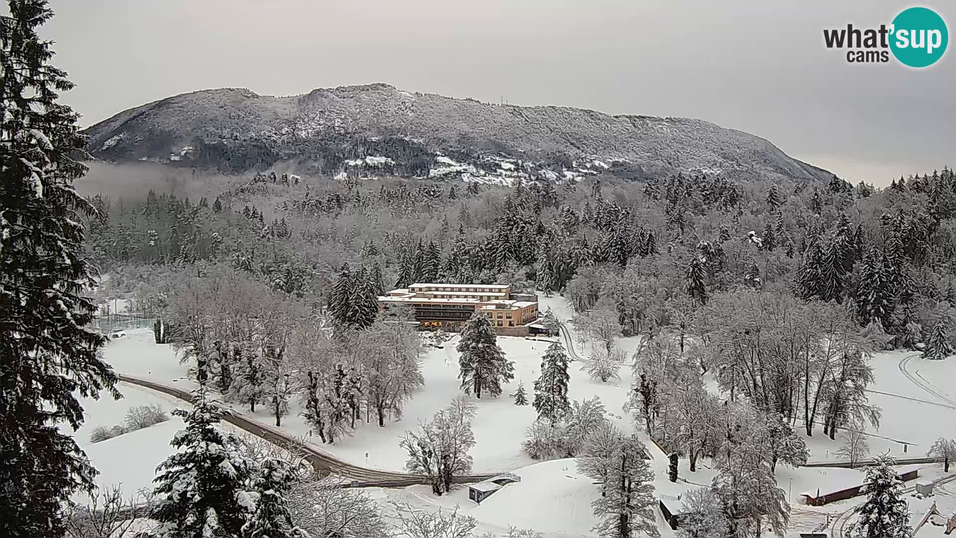 Trakošćan – Blick vom Schloss