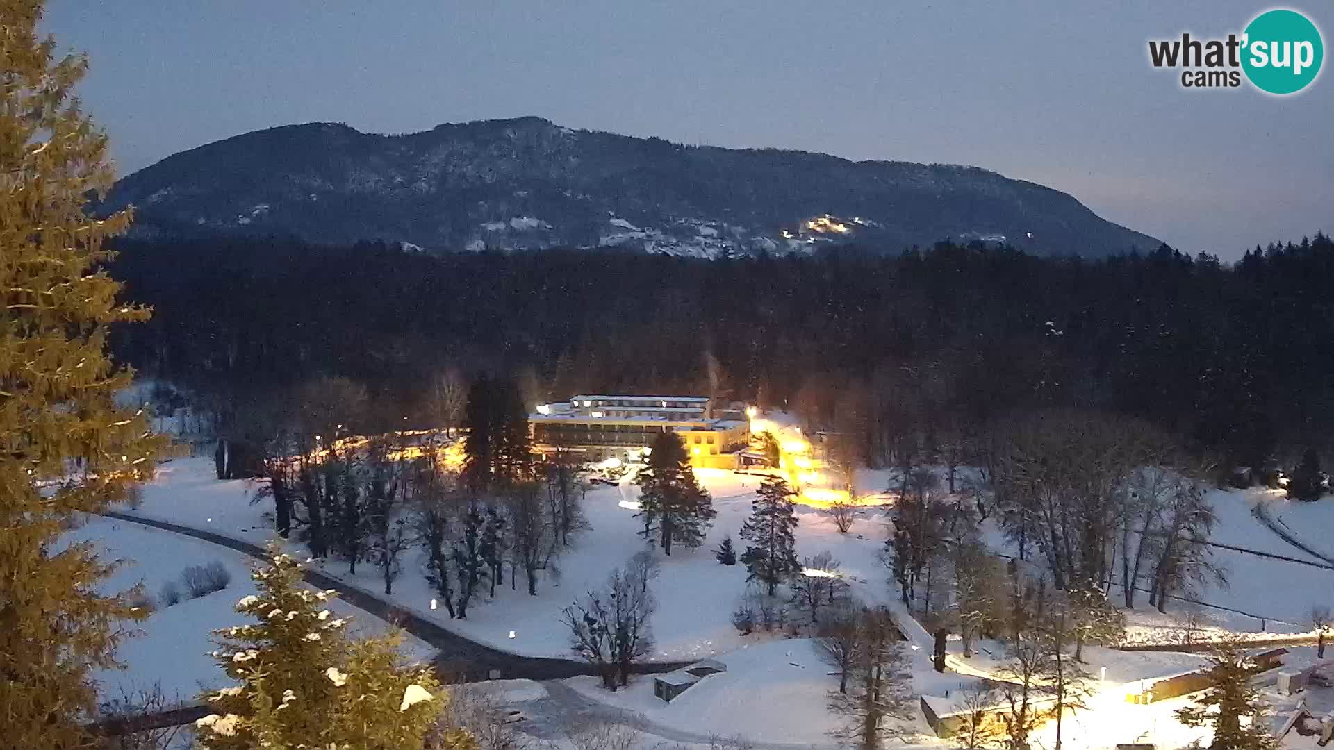 Trakošćan – Blick vom Schloss