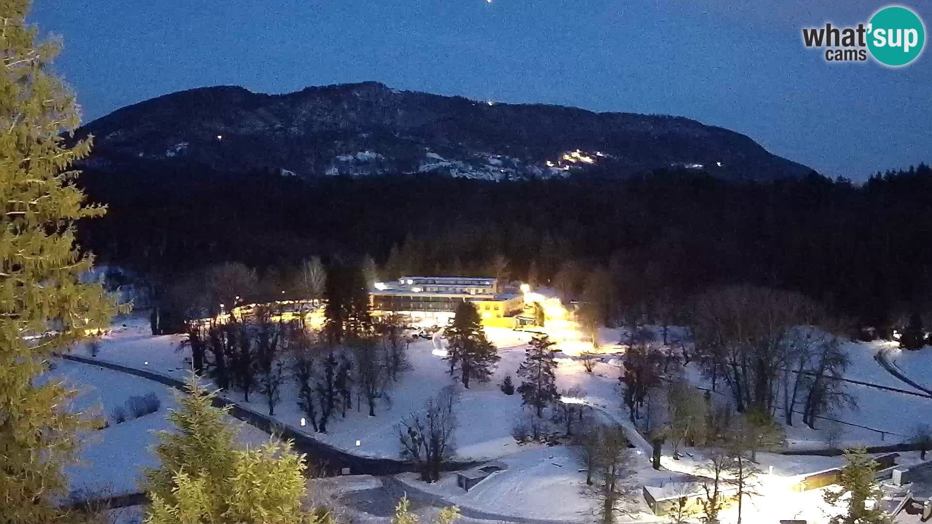 Trakošćan – Blick vom Schloss