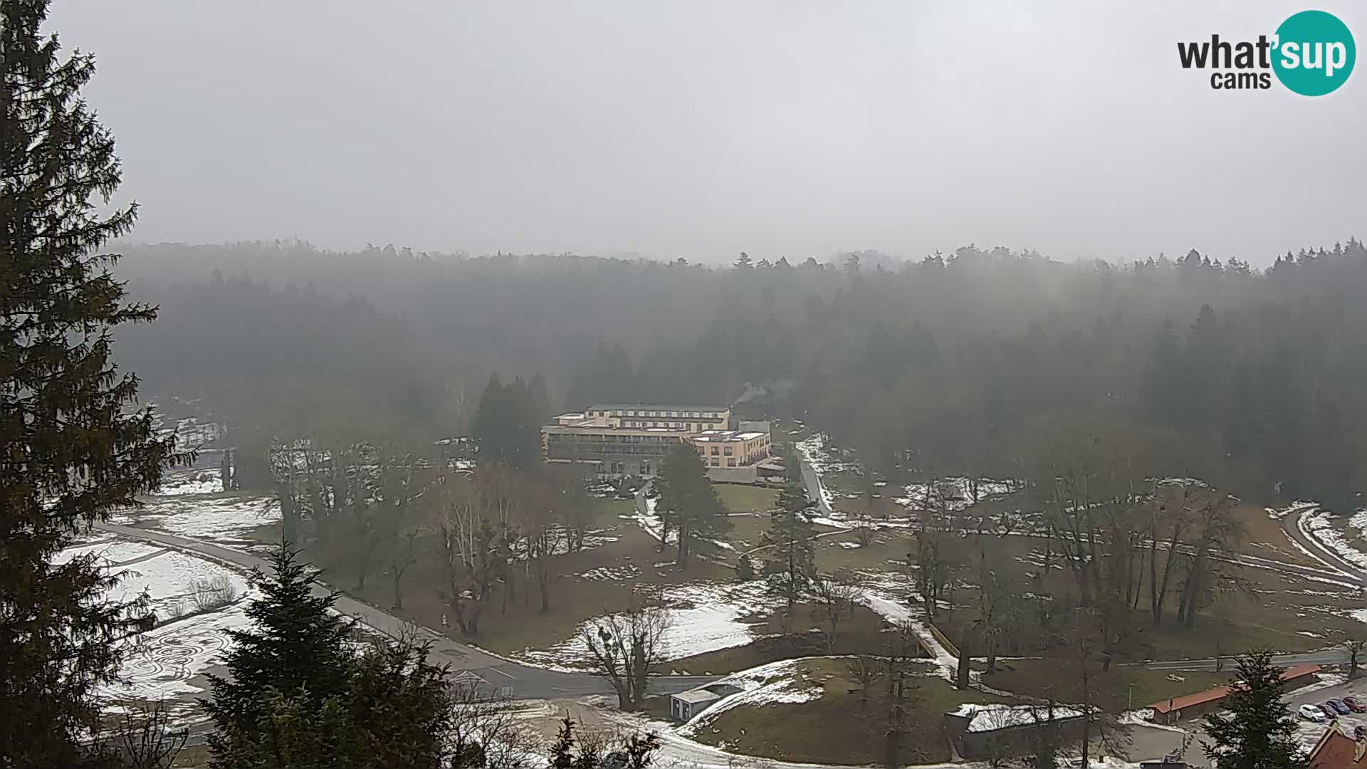 Trakošćan – Blick vom Schloss