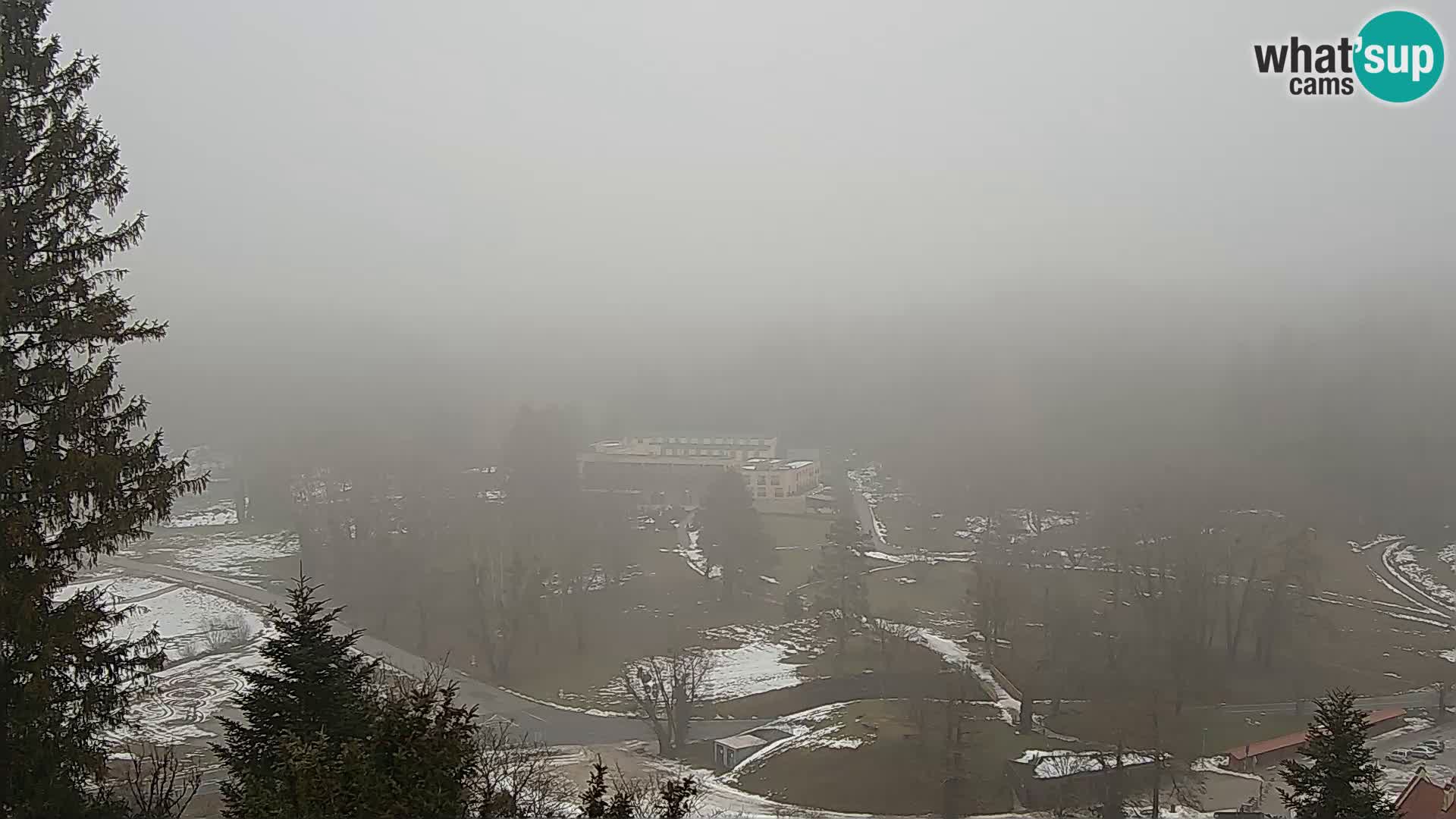 Trakošćan – Blick vom Schloss