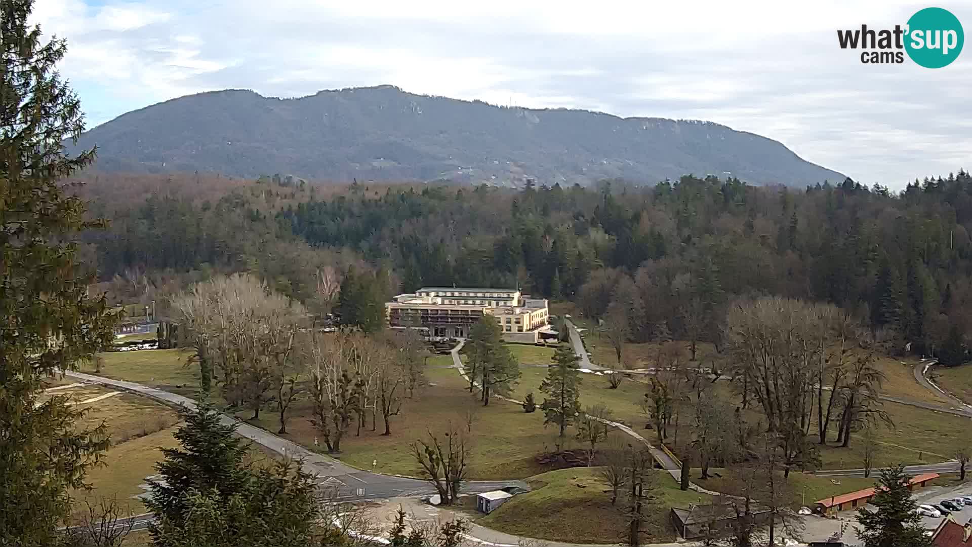 Trakošćan – Blick vom Schloss