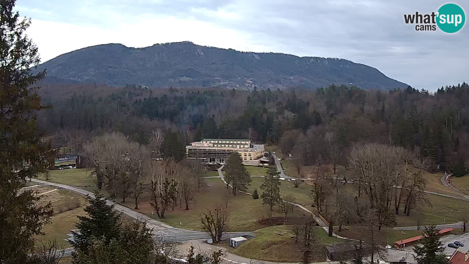Trakošćan – Blick vom Schloss