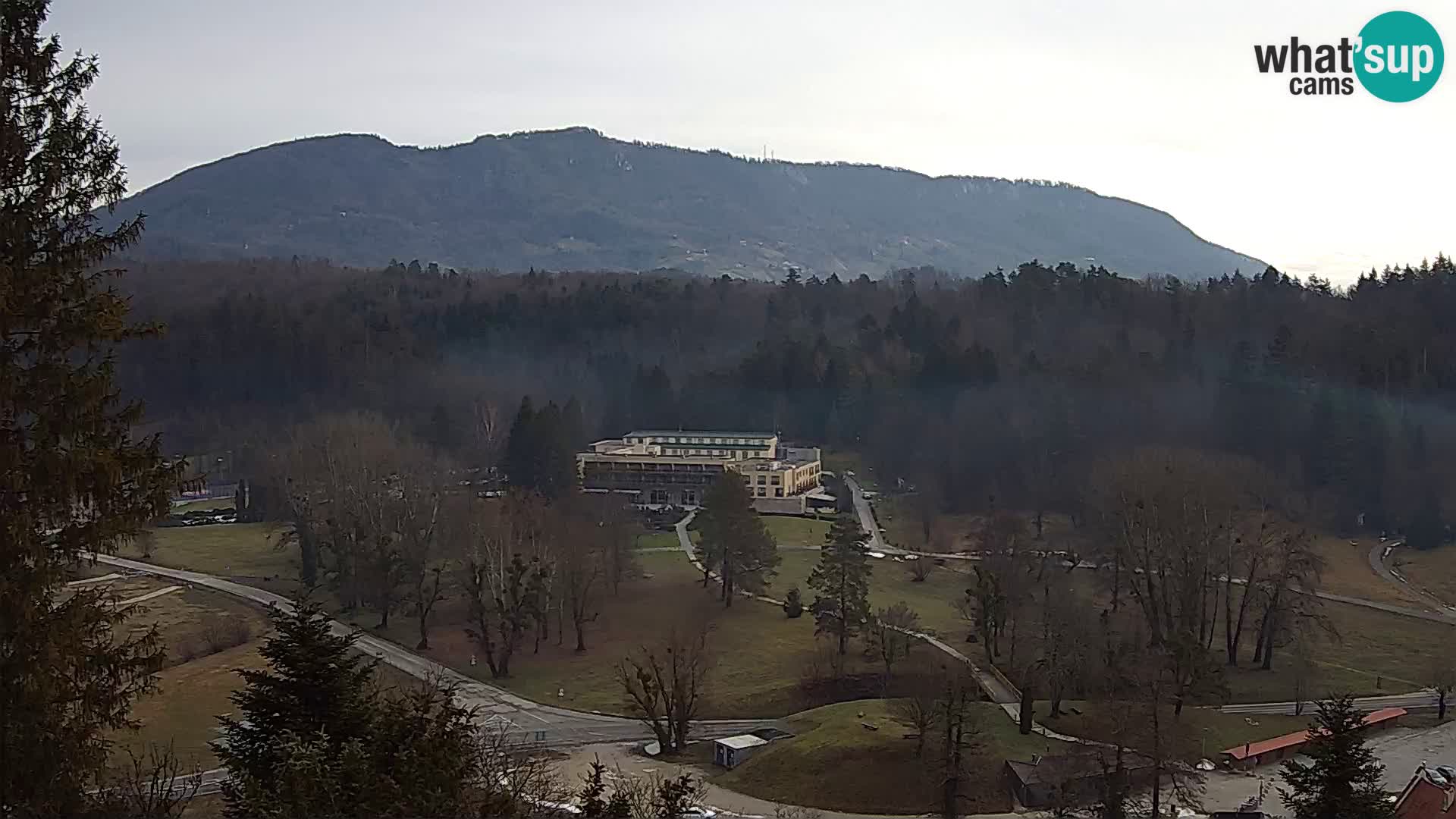 Trakošćan – Blick vom Schloss