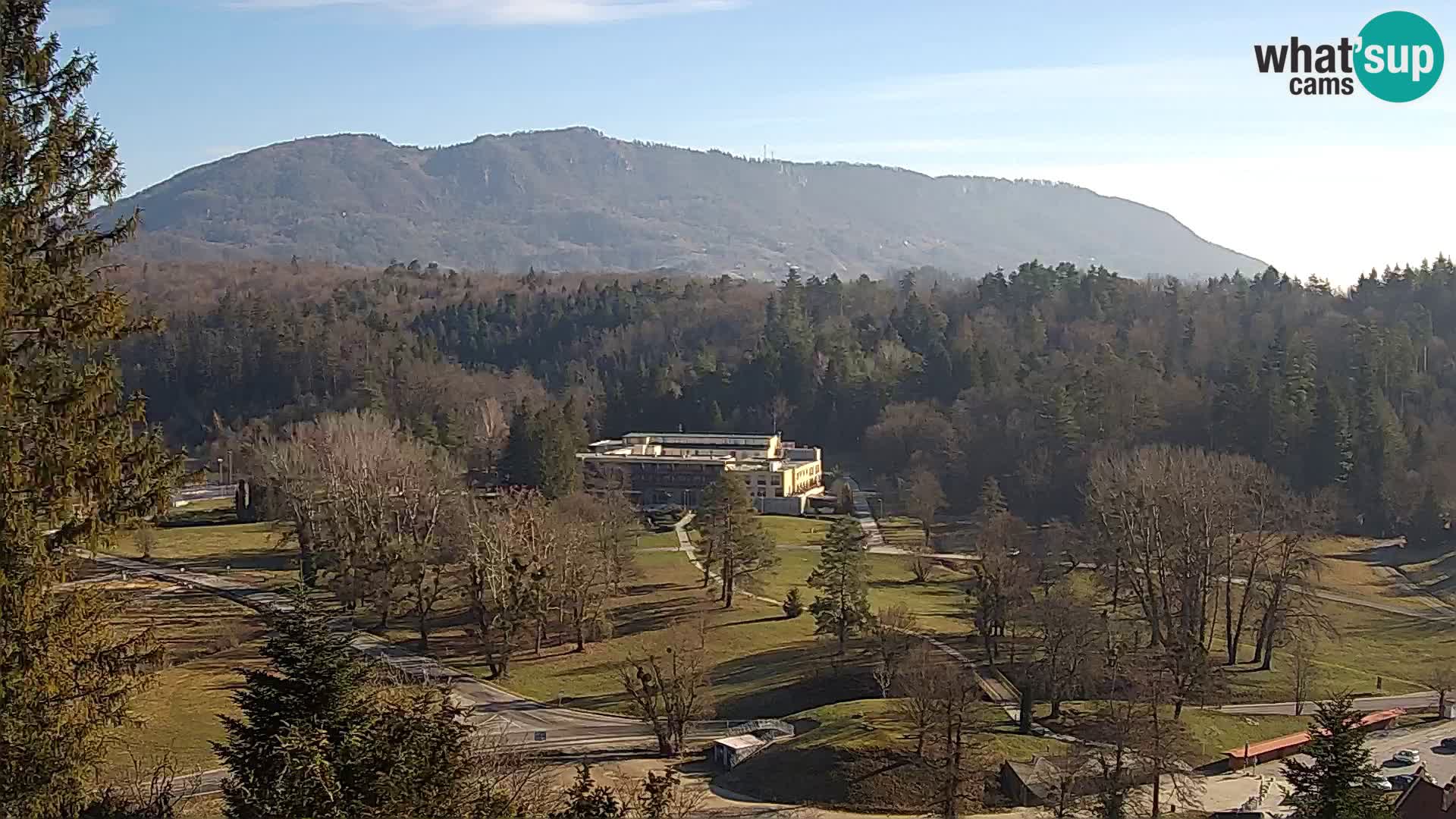 Trakošćan – Blick vom Schloss