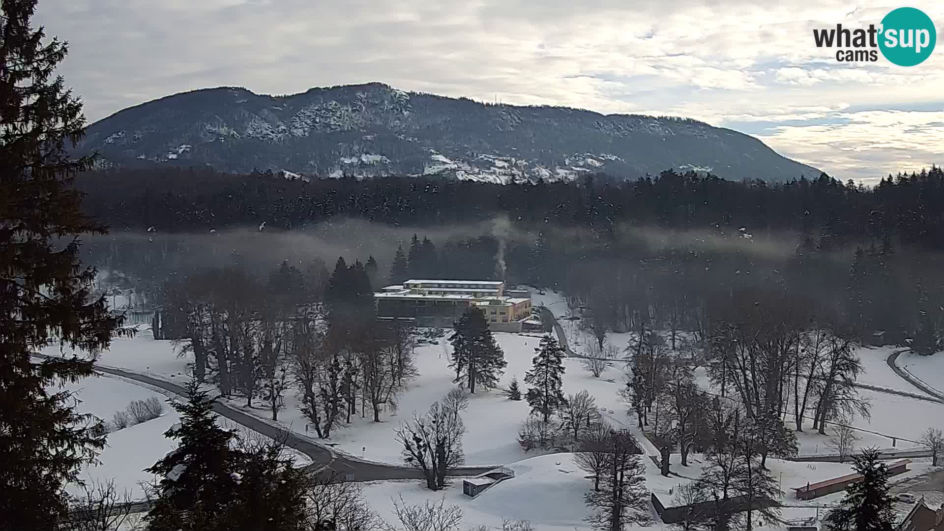 Trakošćan – Blick vom Schloss