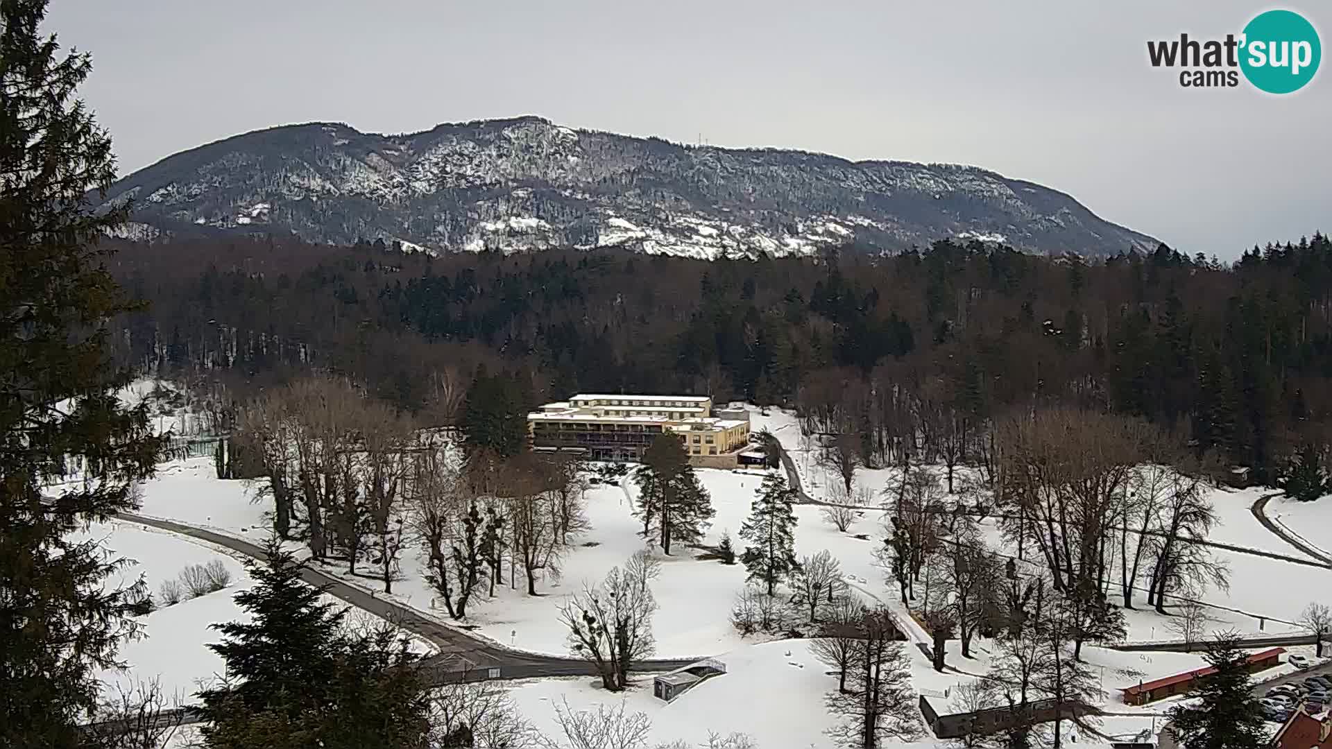 Trakošćan – Blick vom Schloss