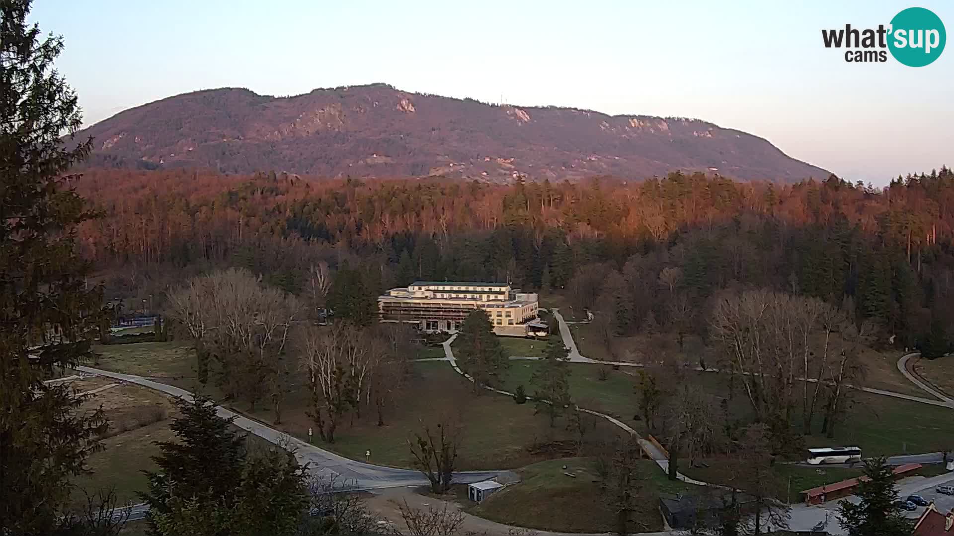 Trakošćan – Blick vom Schloss