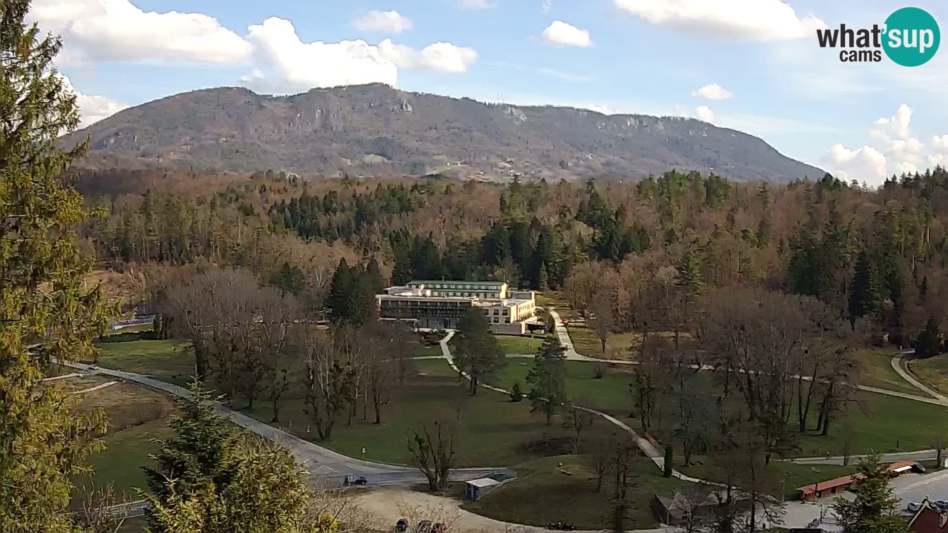 Trakošćan – Blick vom Schloss