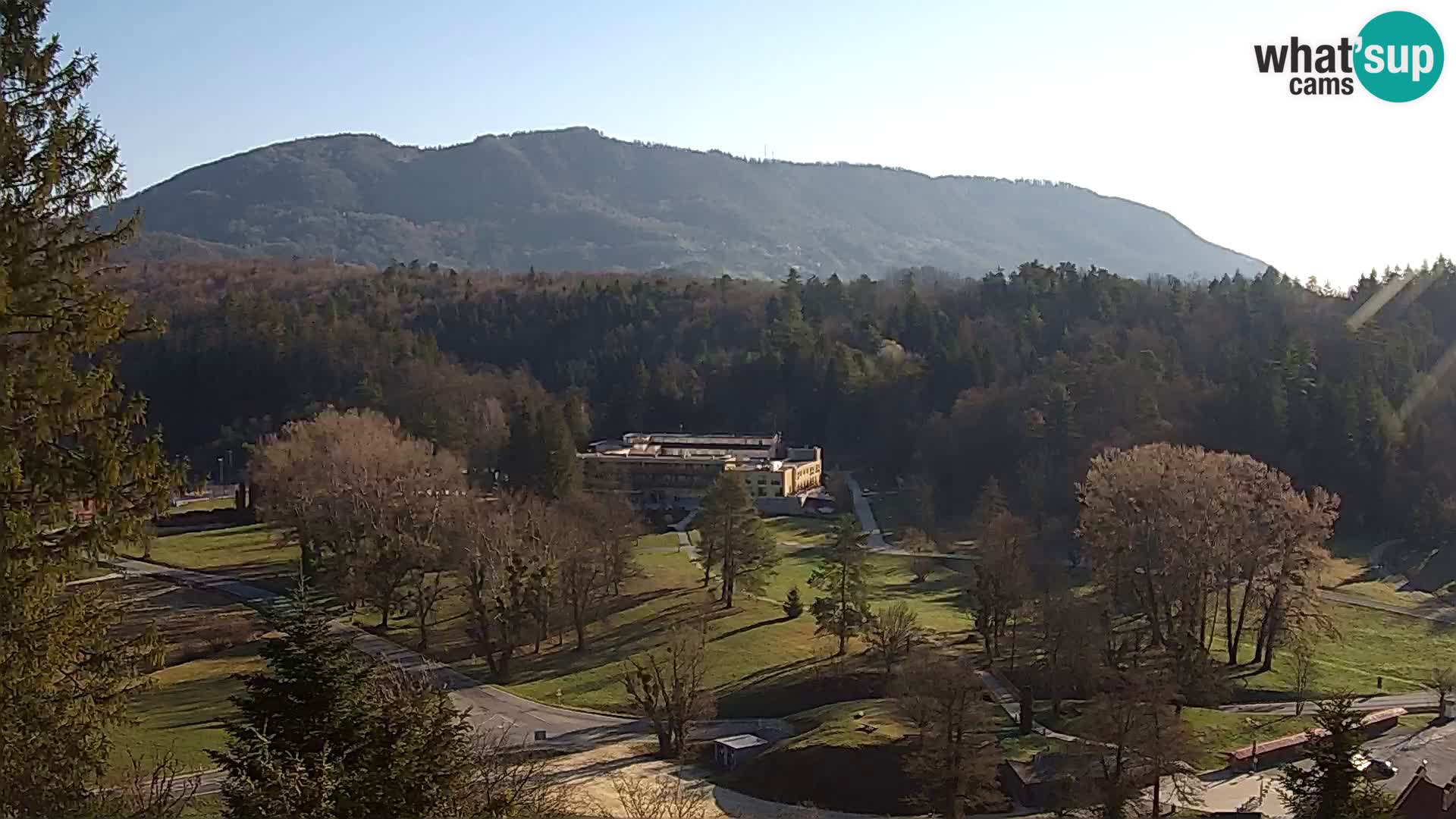 Trakošćan – Blick vom Schloss