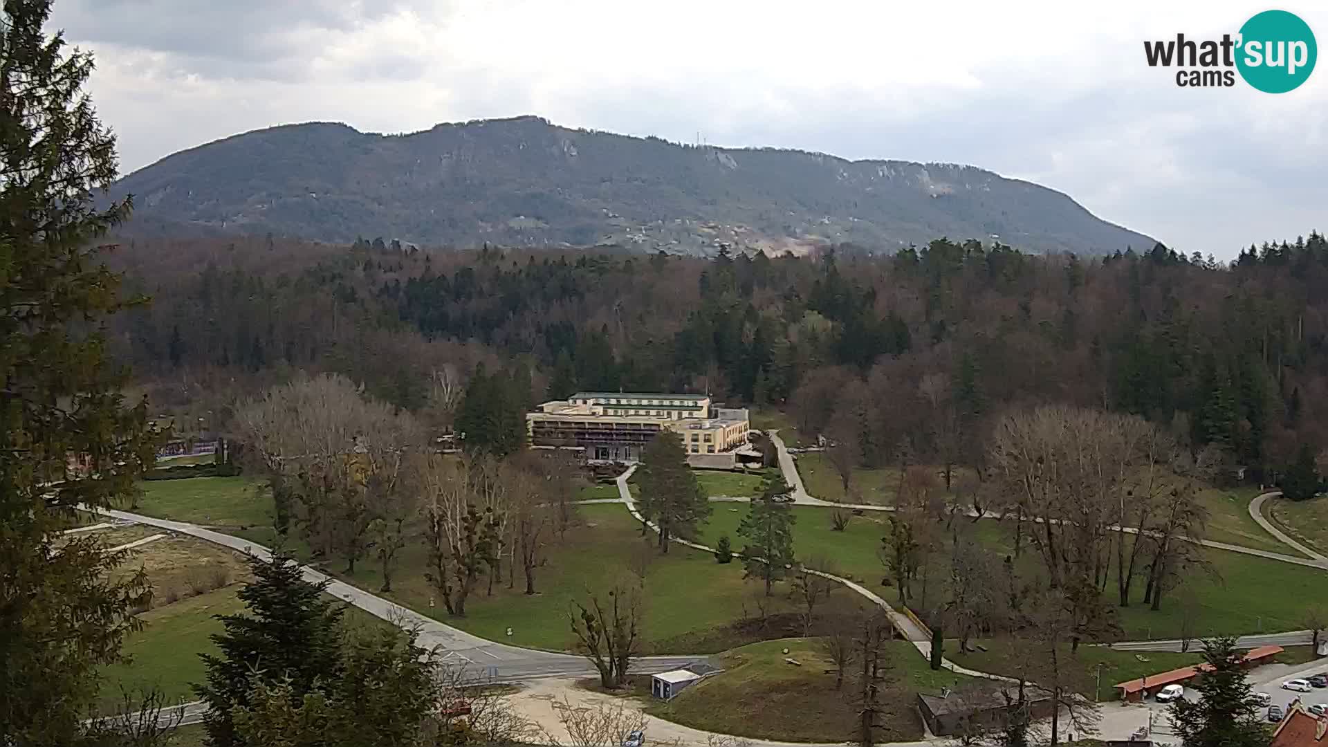 Trakošćan – Blick vom Schloss