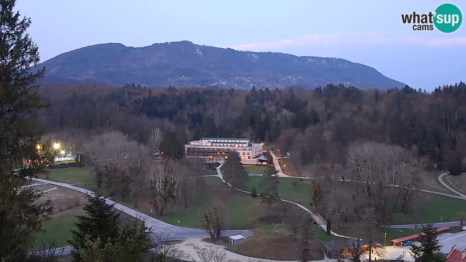 Trakošćan – Blick vom Schloss