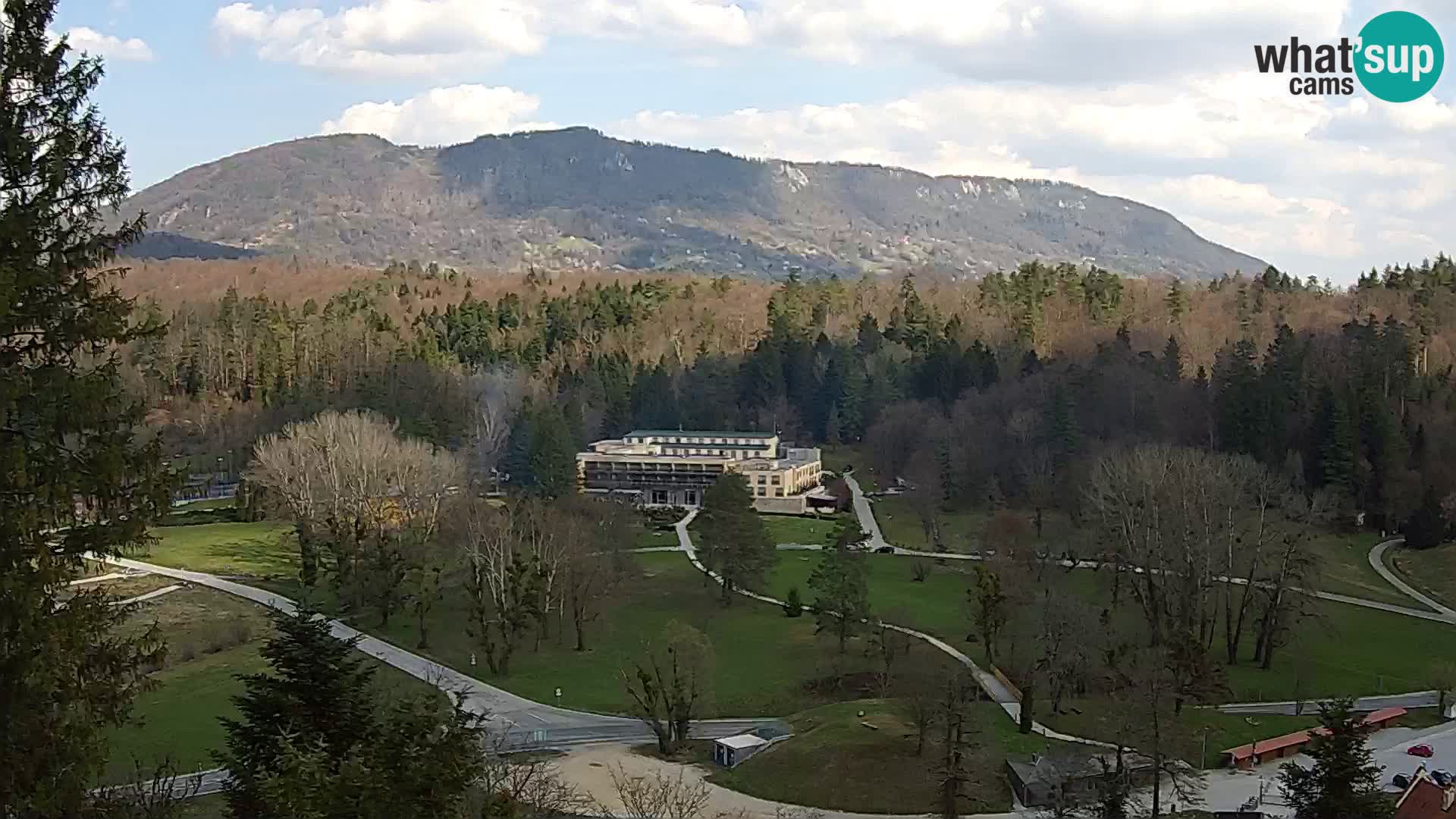 Trakošćan – Blick vom Schloss