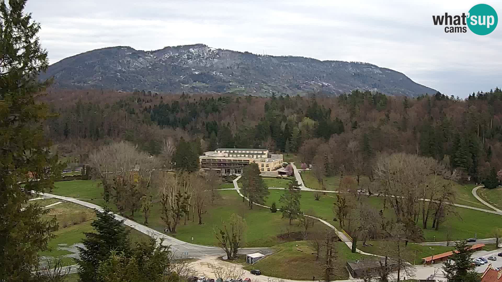 Trakošćan – Blick vom Schloss