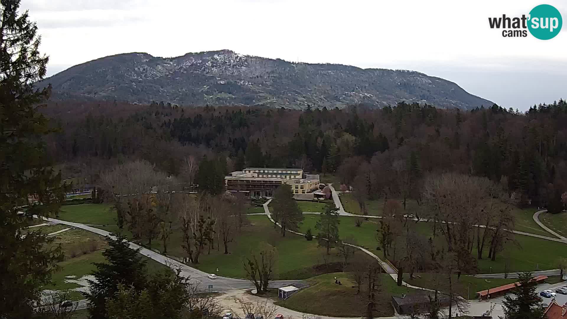 Trakošćan – Blick vom Schloss