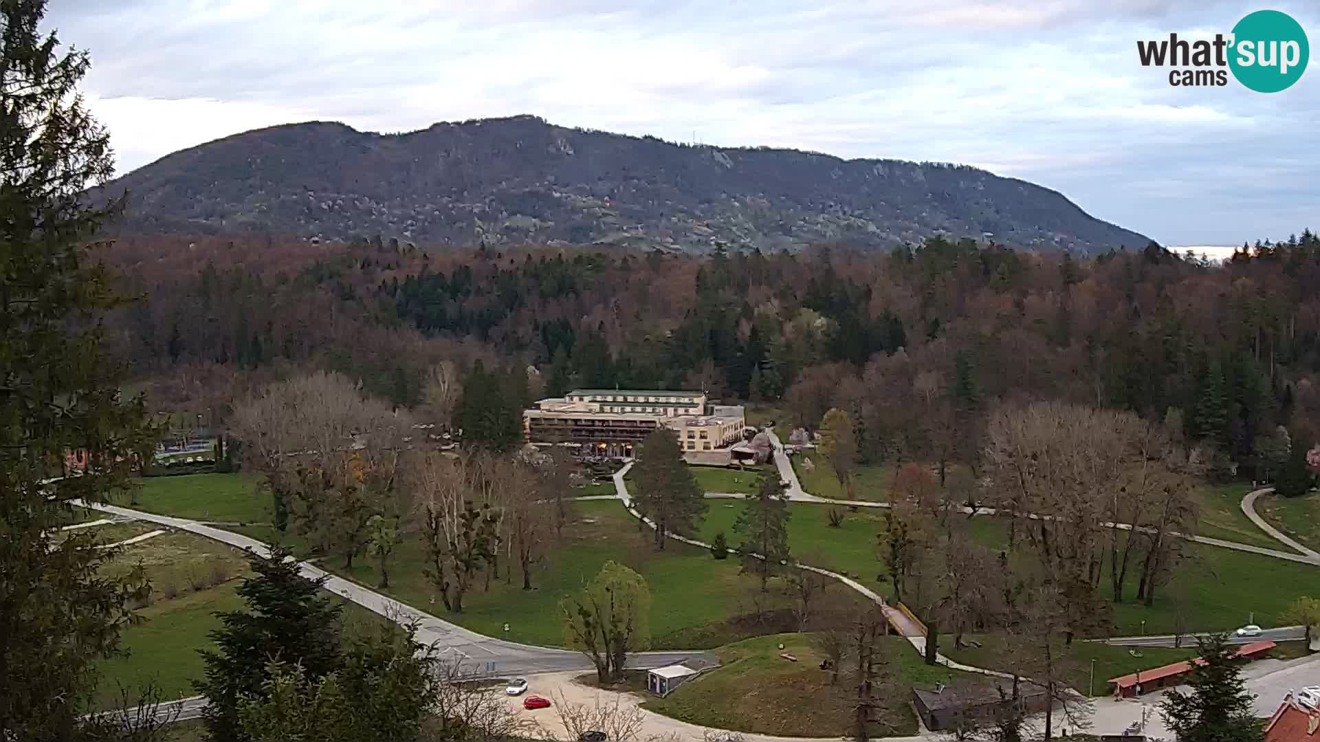 Trakošćan – Blick vom Schloss
