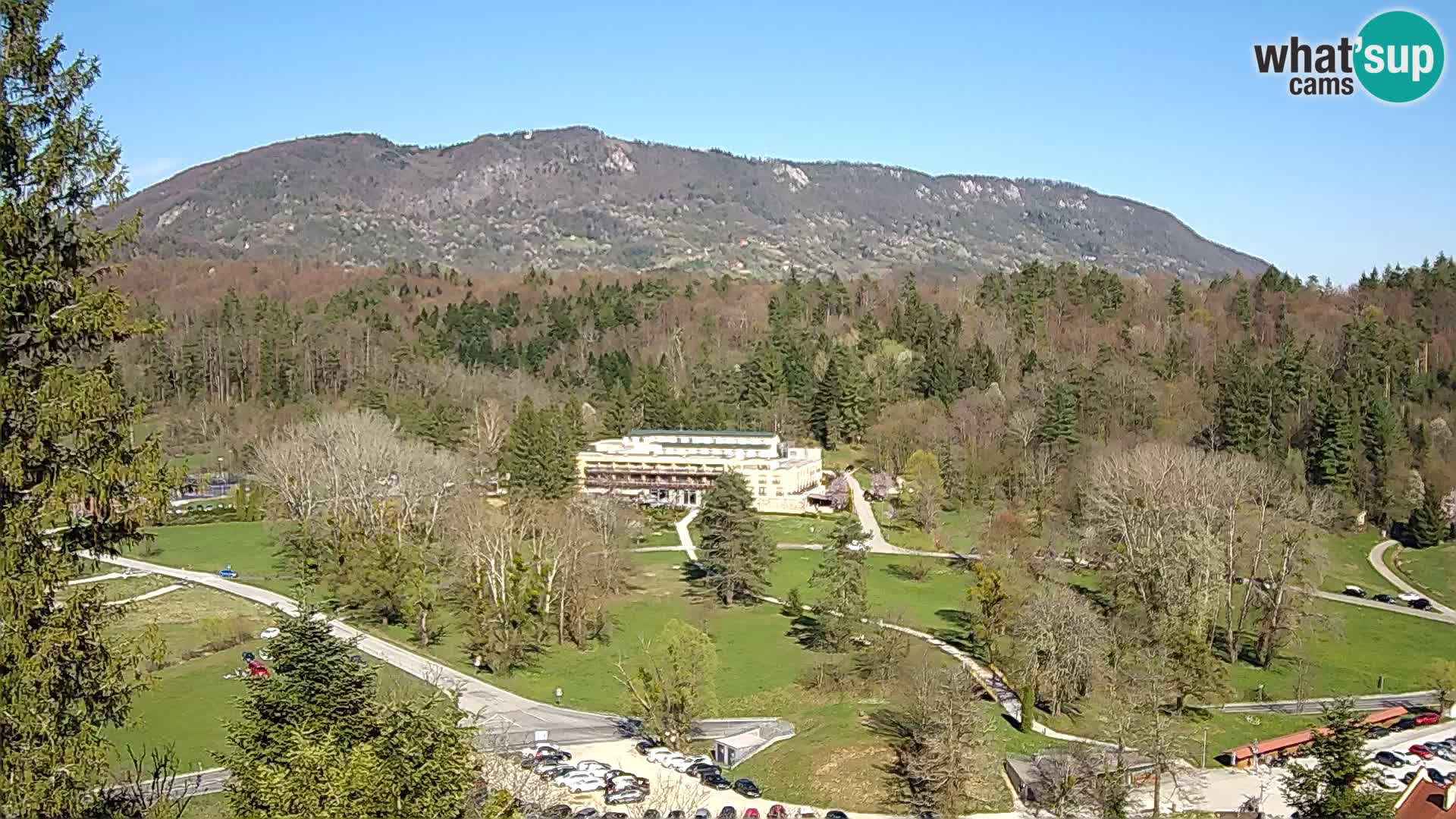 Trakošćan – Blick vom Schloss
