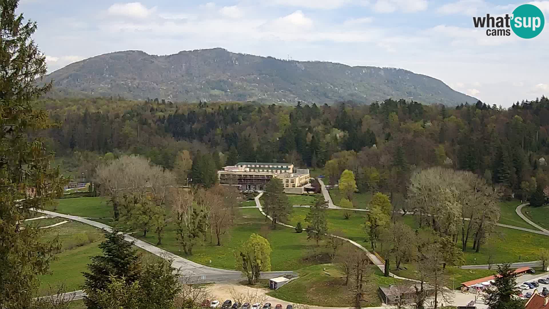 Trakošćan – Blick vom Schloss