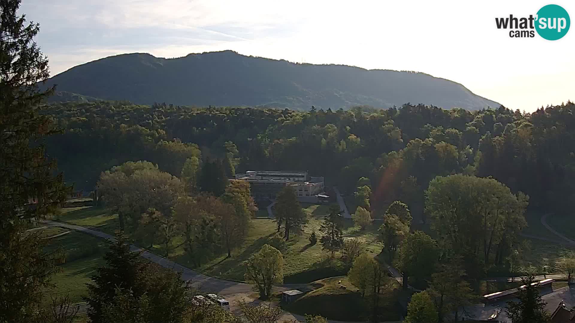 Trakošćan – Blick vom Schloss