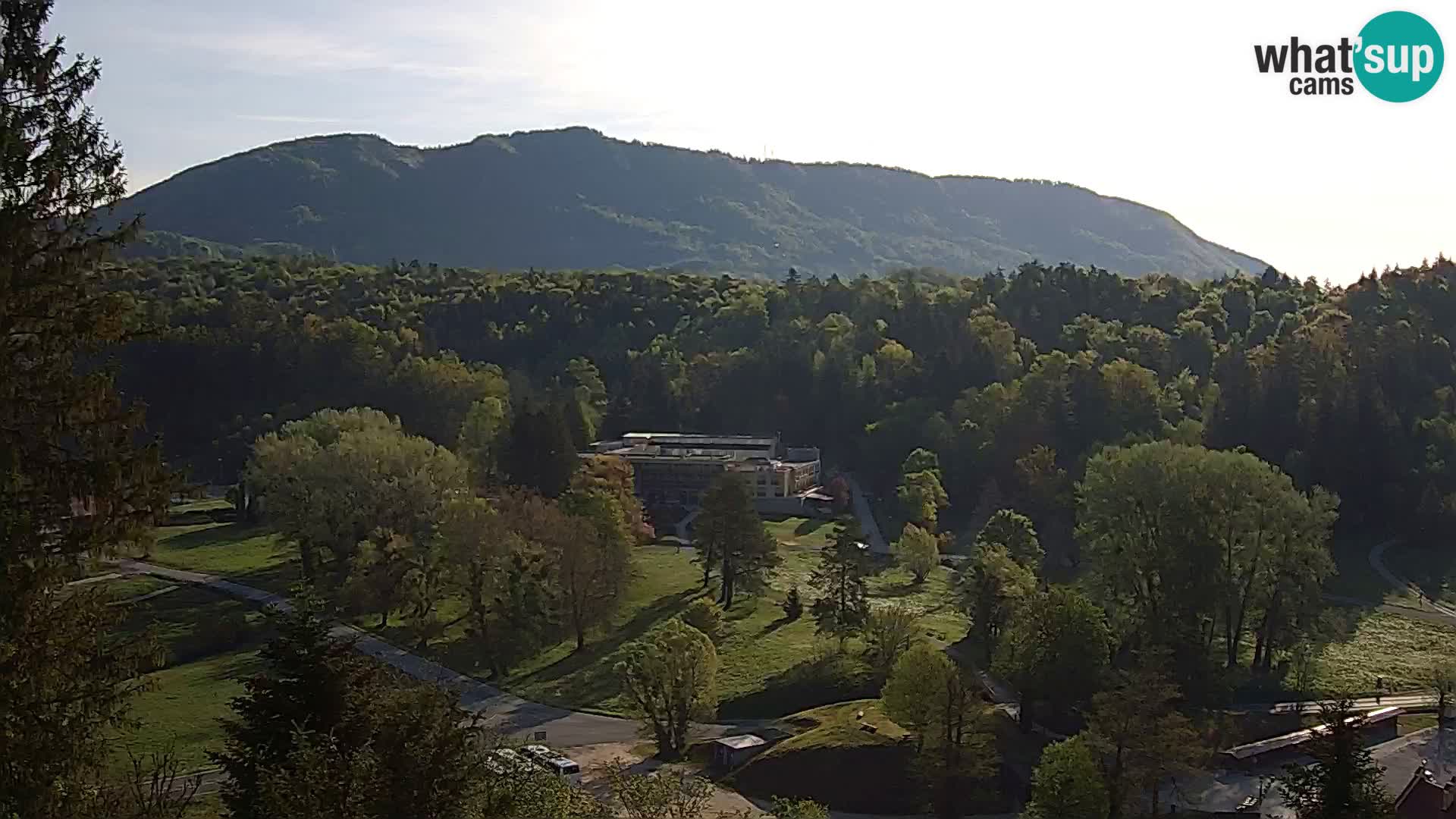 Trakošćan – Blick vom Schloss