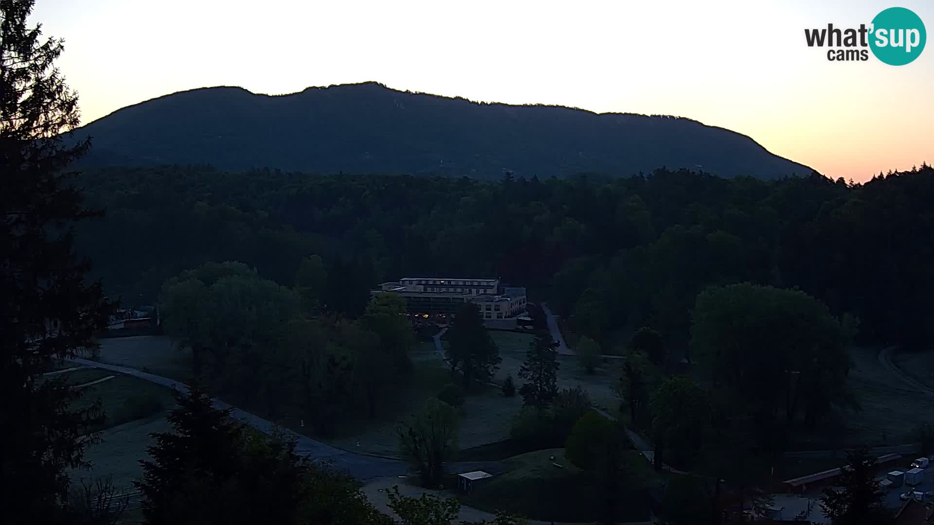 Trakošćan – Blick vom Schloss
