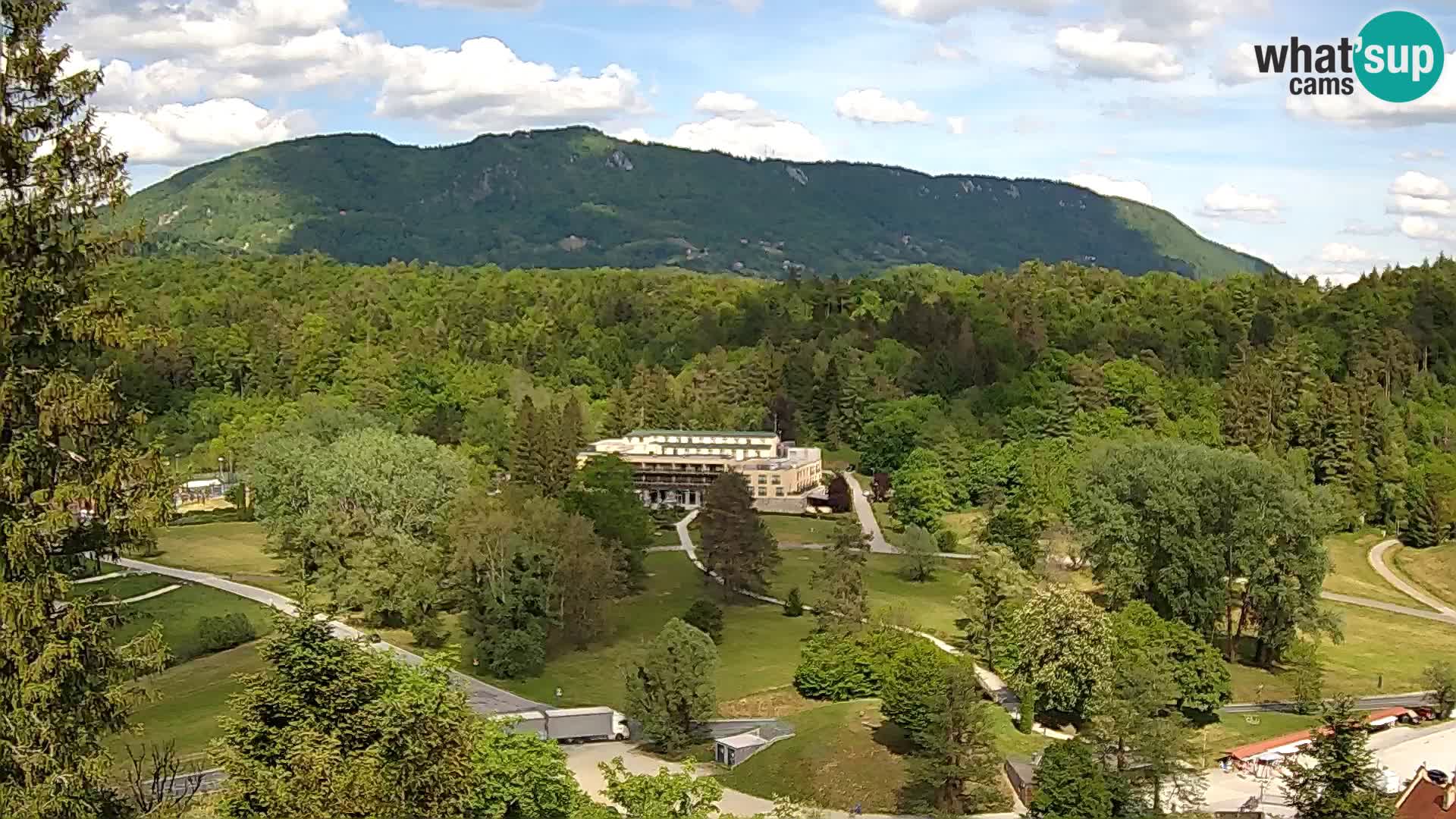 Trakošćan – Blick vom Schloss