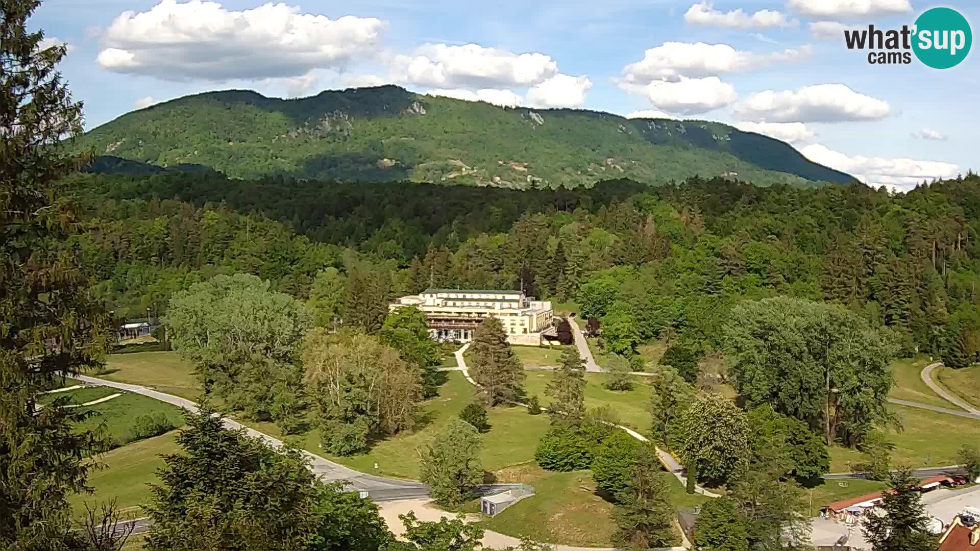 Trakošćan – Blick vom Schloss