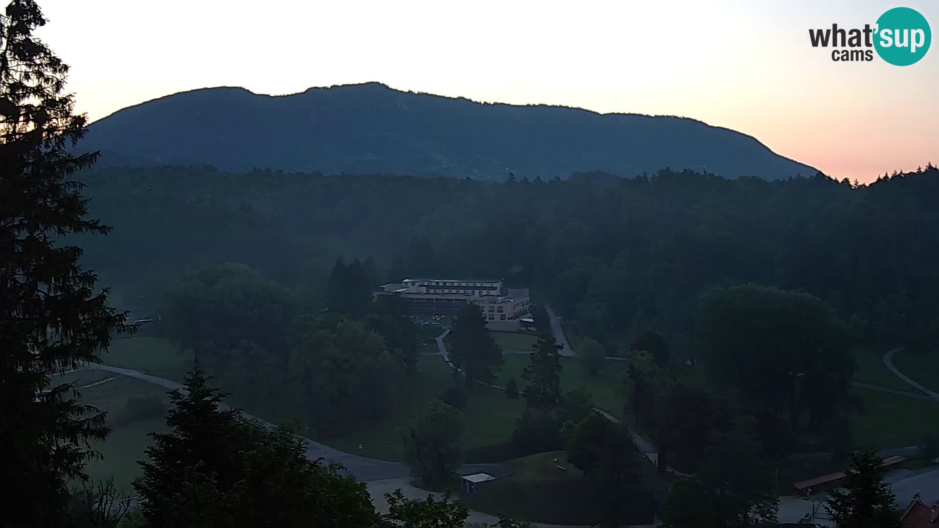Trakošćan – Blick vom Schloss