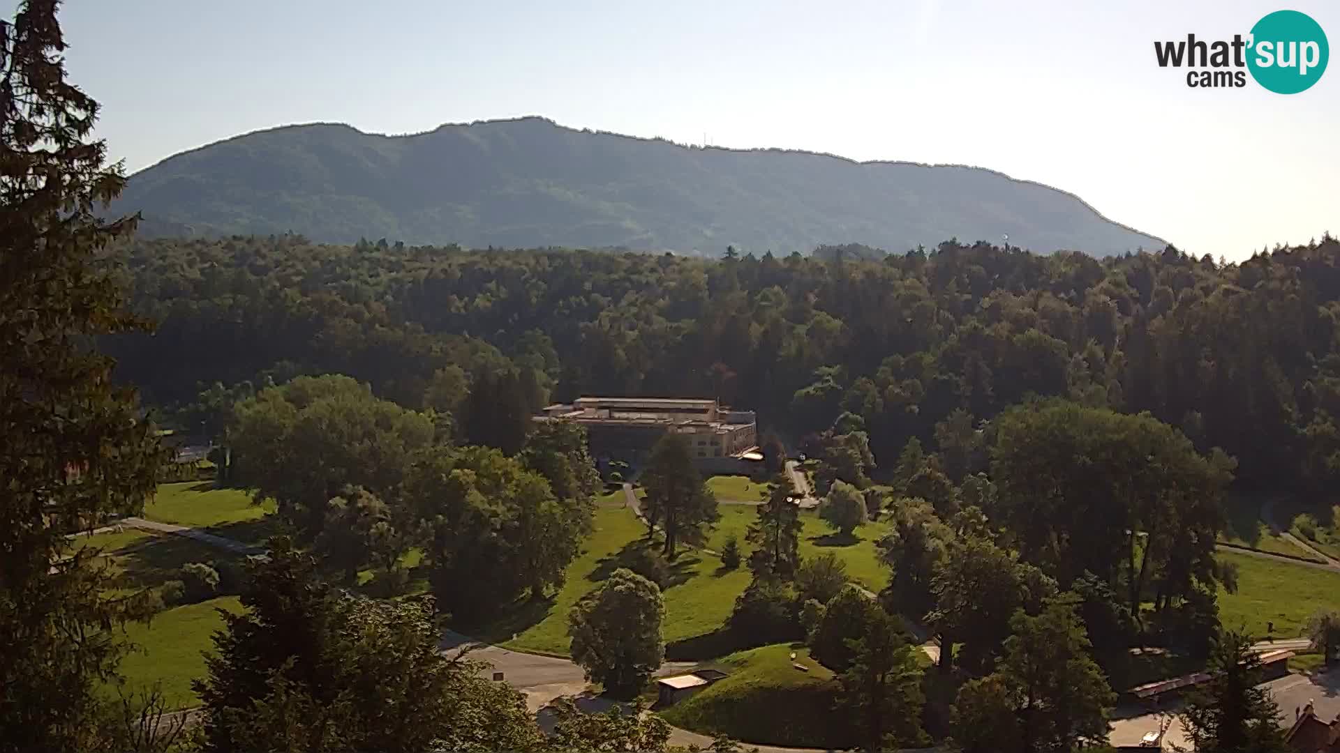 Trakošćan – Blick vom Schloss