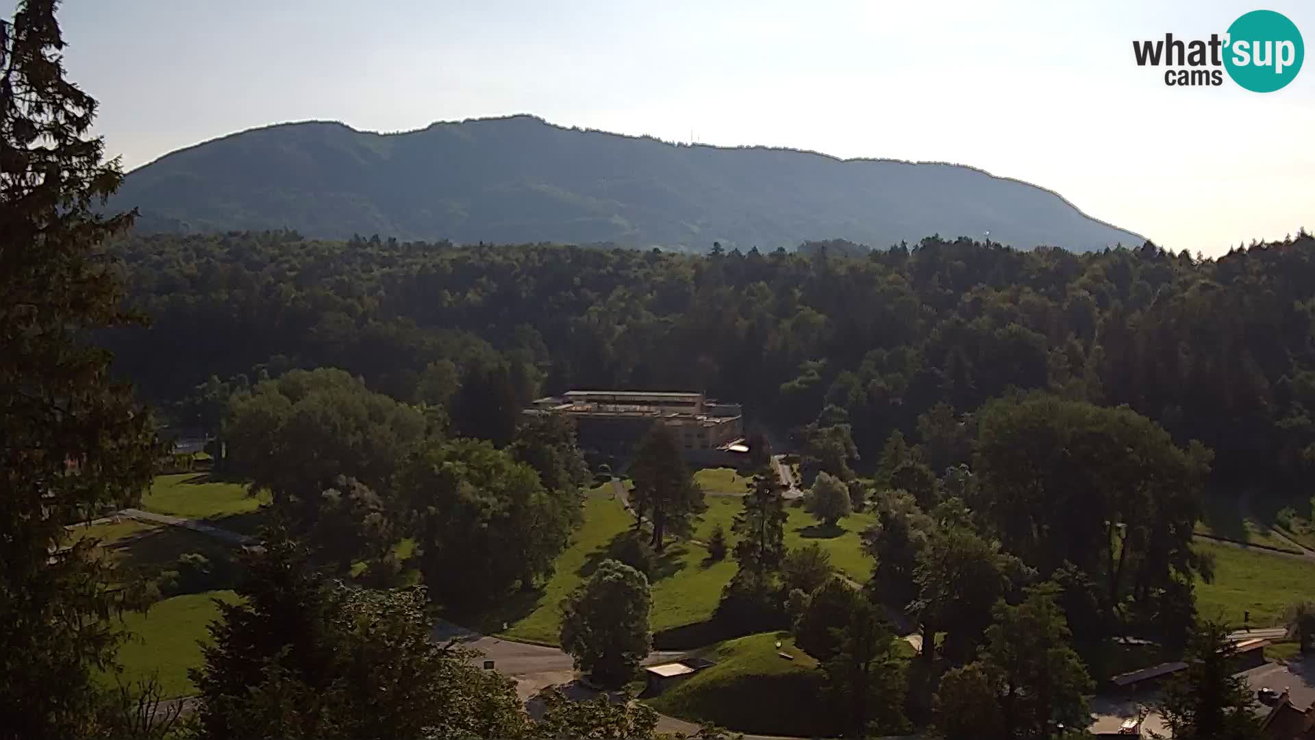 Trakošćan – Blick vom Schloss