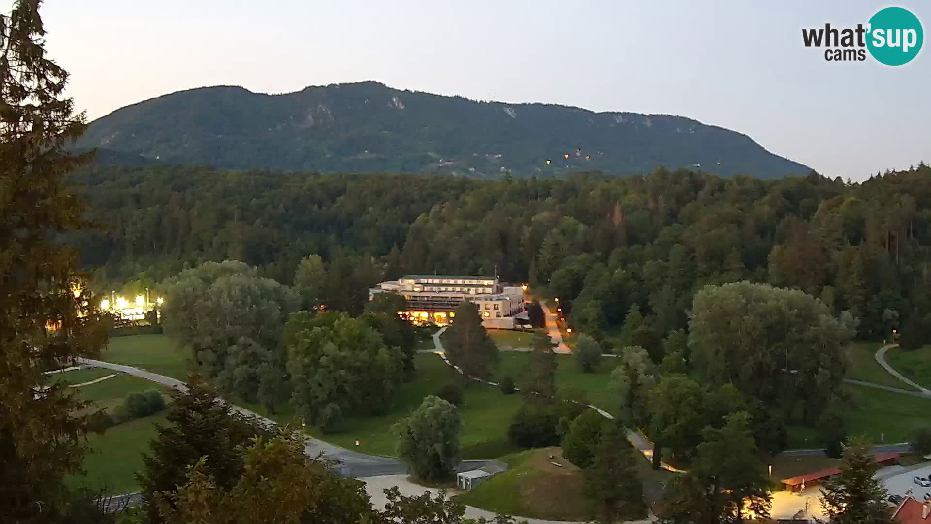 Trakošćan – Blick vom Schloss