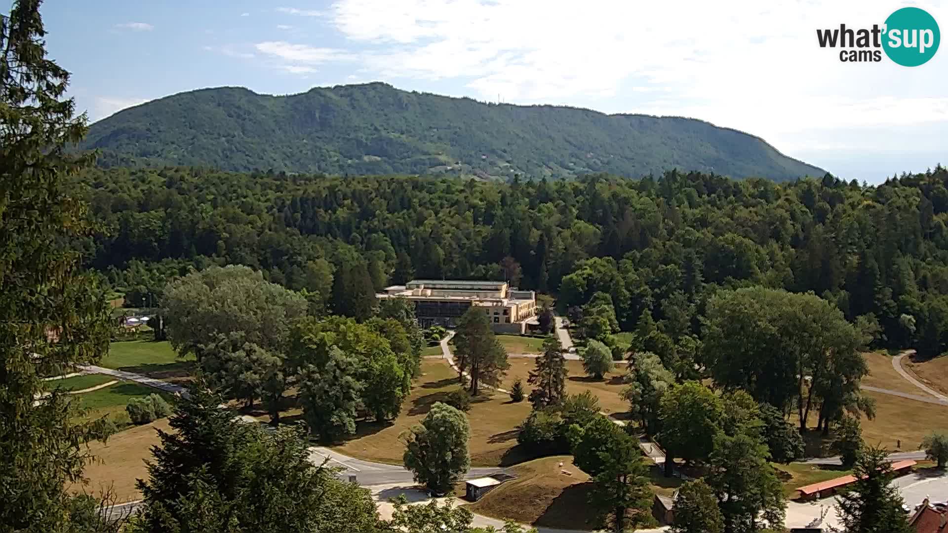 Trakošćan – Blick vom Schloss