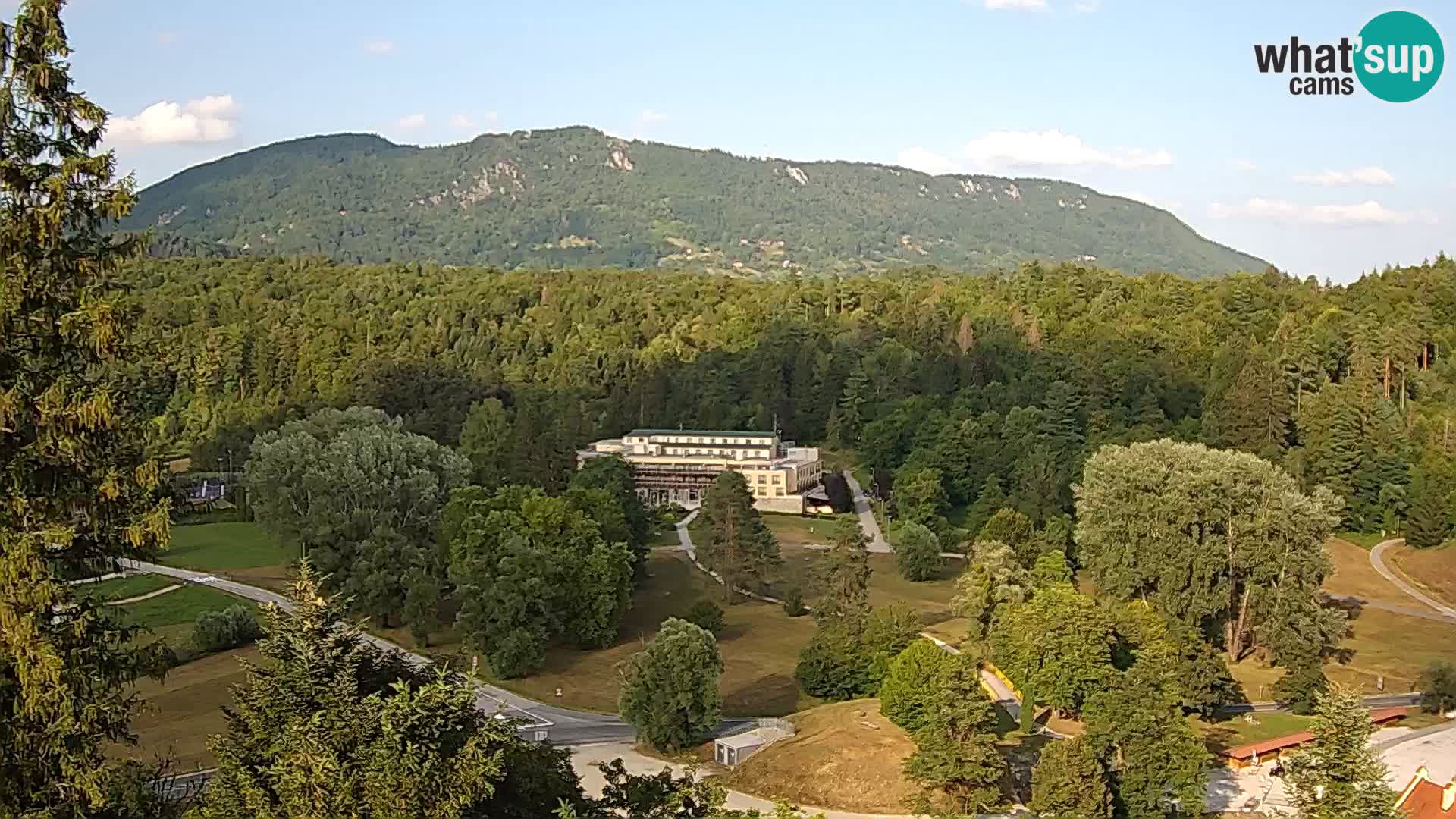 Trakošćan – Blick vom Schloss