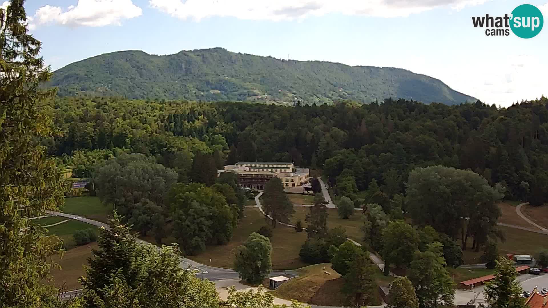 Trakošćan – Blick vom Schloss