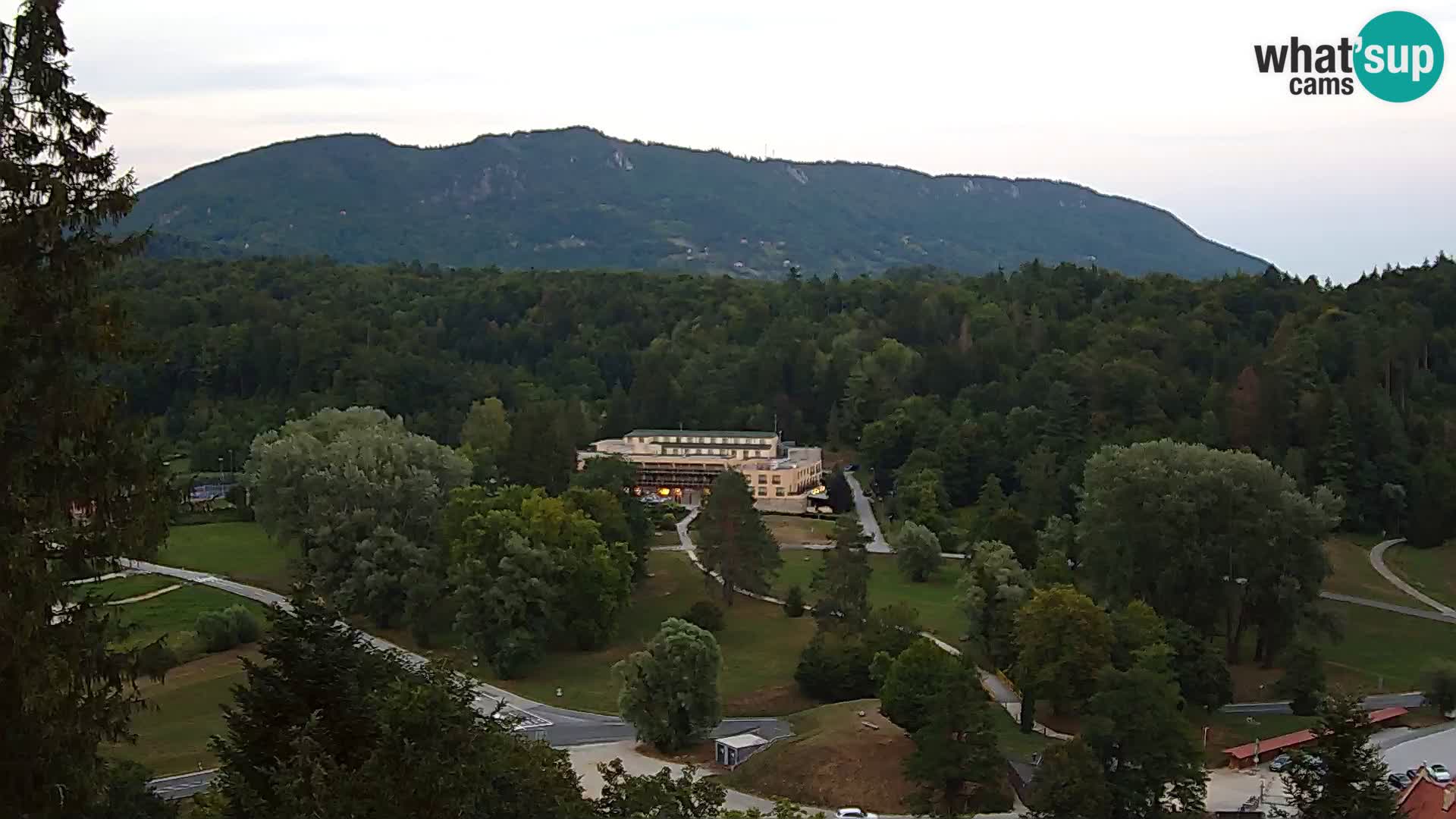 Trakošćan – Blick vom Schloss