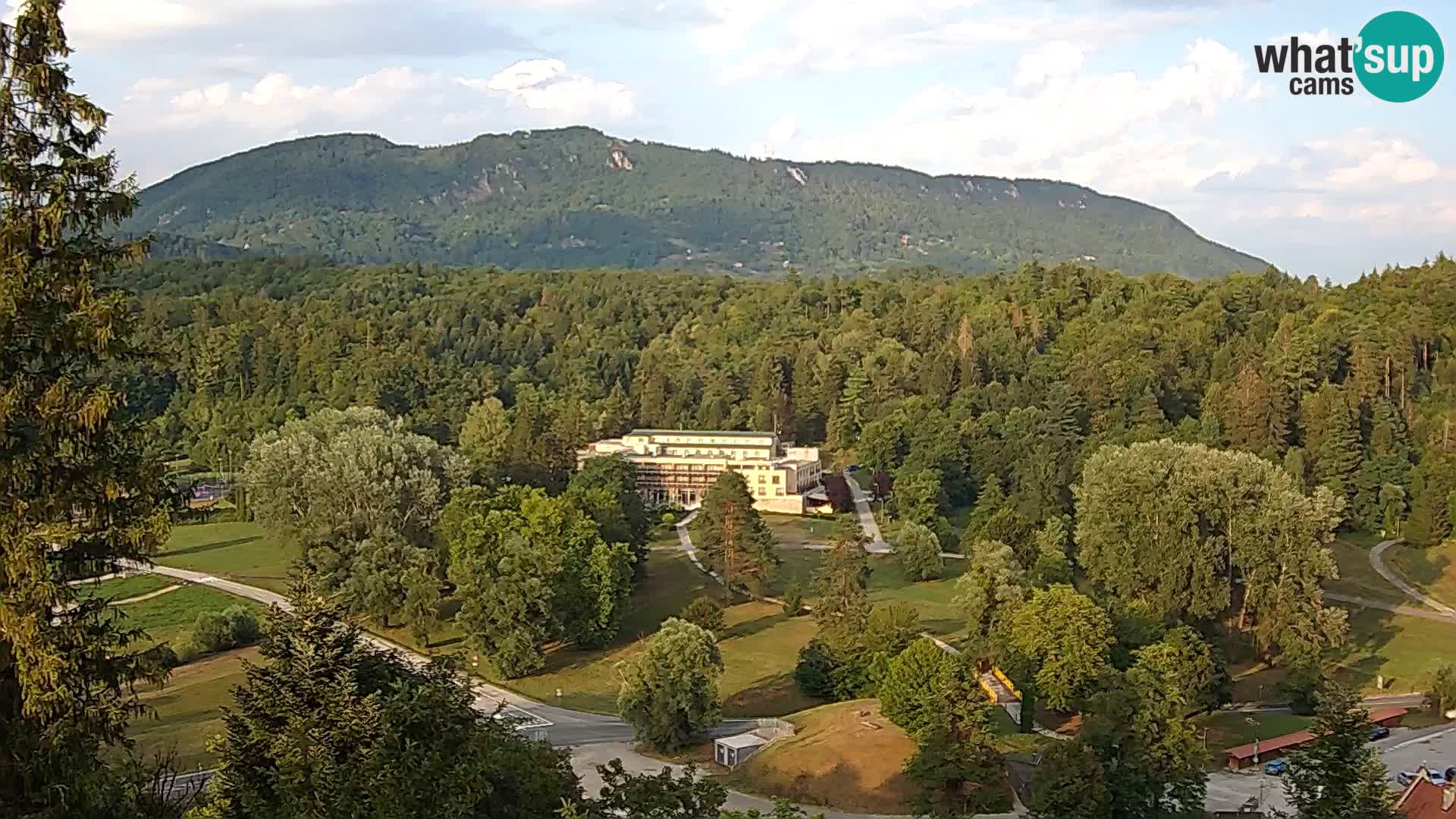 Trakošćan – Blick vom Schloss