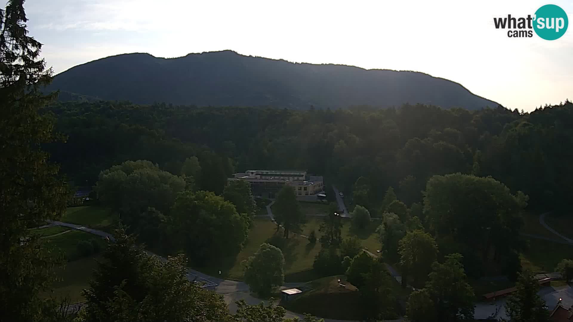 Trakošćan – Blick vom Schloss